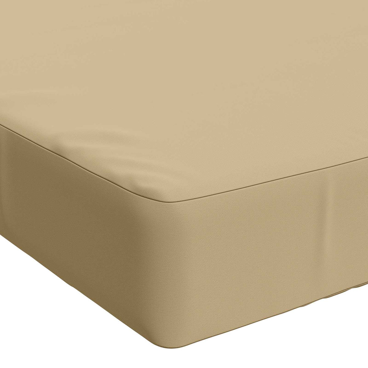Bench Cushion SOEST 100% Polyester Beige 180 x 40 x 8 cm