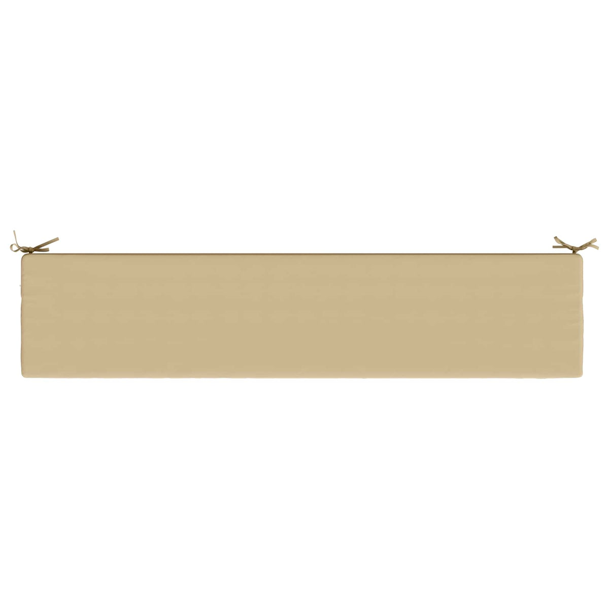 Bench Cushion SOEST 100% Polyester Beige 180 x 40 x 8 cm
