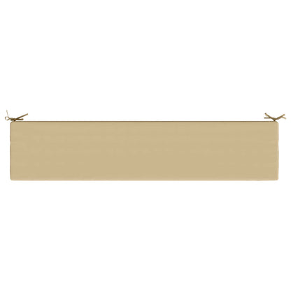Bench Cushion SOEST 100% Polyester Beige 180 x 40 x 8 cm