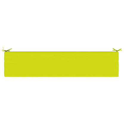Bench Cushion SOEST 100% Polyester Bright Green 180 x 40 x 8 cm
