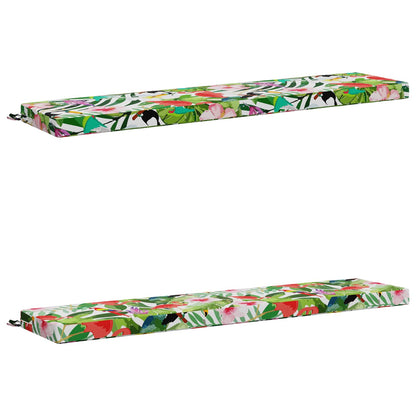 Bench Cushions SOEST 2 pcs 100% Polyester Multicolour