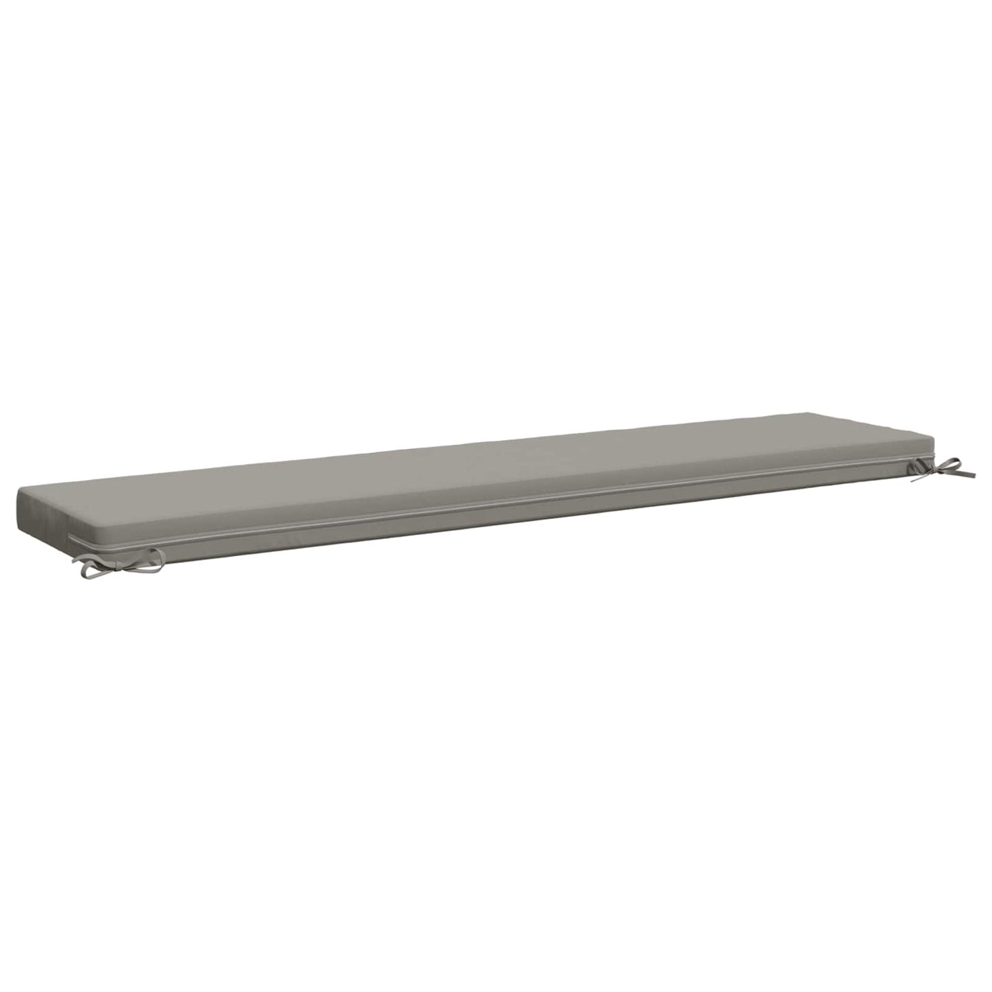 Bench Cushion SOEST 100% Polyester Grey 180 x 40 x 8 cm