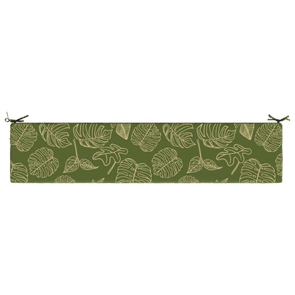 2-Piece Bench Cushions SOEST 2 pcs 100% Polyester Leaf Design