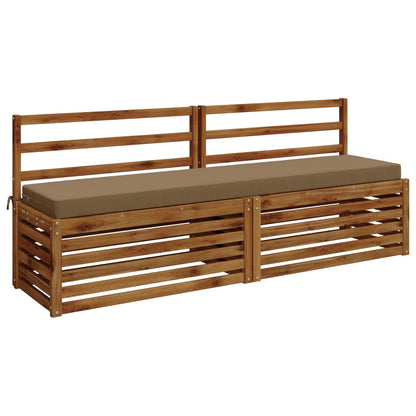 Bench Cushion SOEST 100% Polyester Taupe 180 x 40 x 8 cm