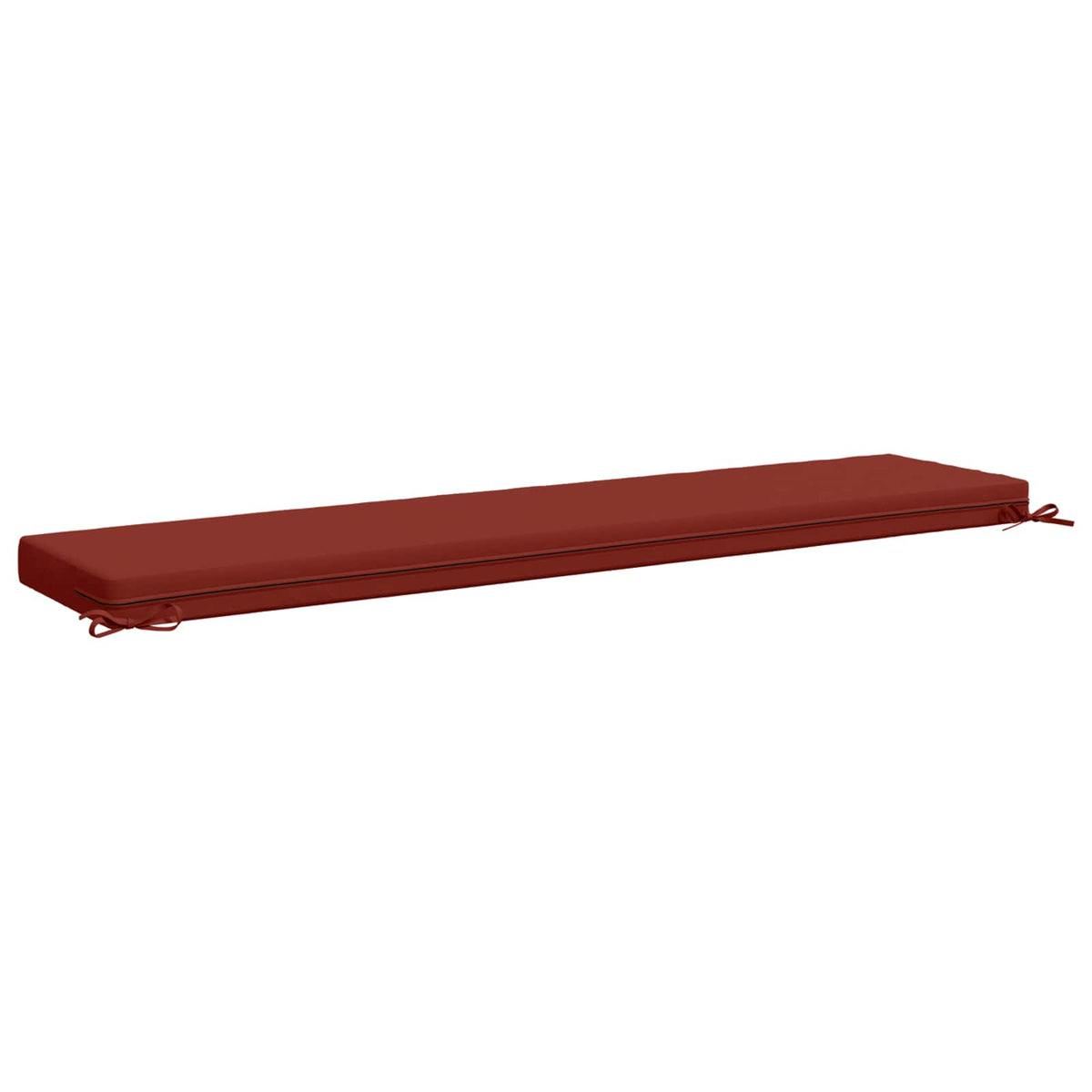 Bench Cushion SOEST 100% Polyester Red 200 x 40 x 8 cm