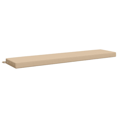 Bench Cushions SOEST 2 pcs 100% Polyester Cream 200 x 40 x 8 cm