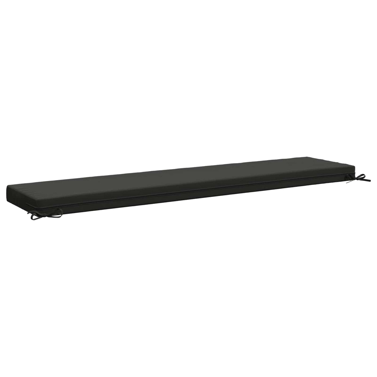 Bench Cushion SOEST 100% Polyester Anthracite 200 x 40 x 8 cm