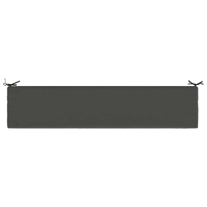 Bench Cushions SOEST 2 pcs 100% Polyester Anthracite