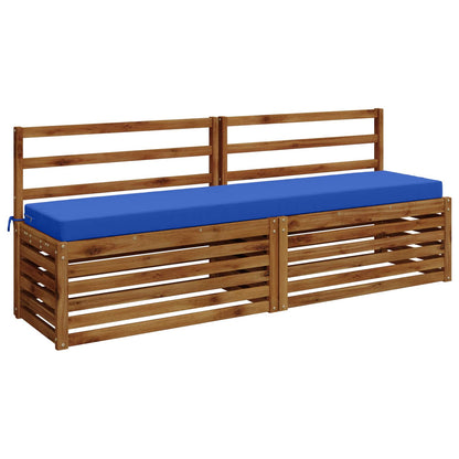 Bench Cushion SOEST 100% Polyester Royal Blue 200 x 40 x 8 cm