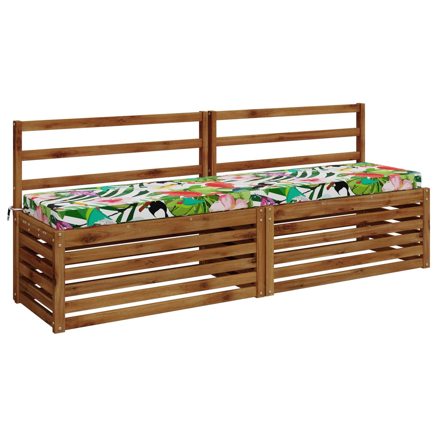 2-Piece Bench Cushions SOEST 2 pcs 100% Polyester Multicolour