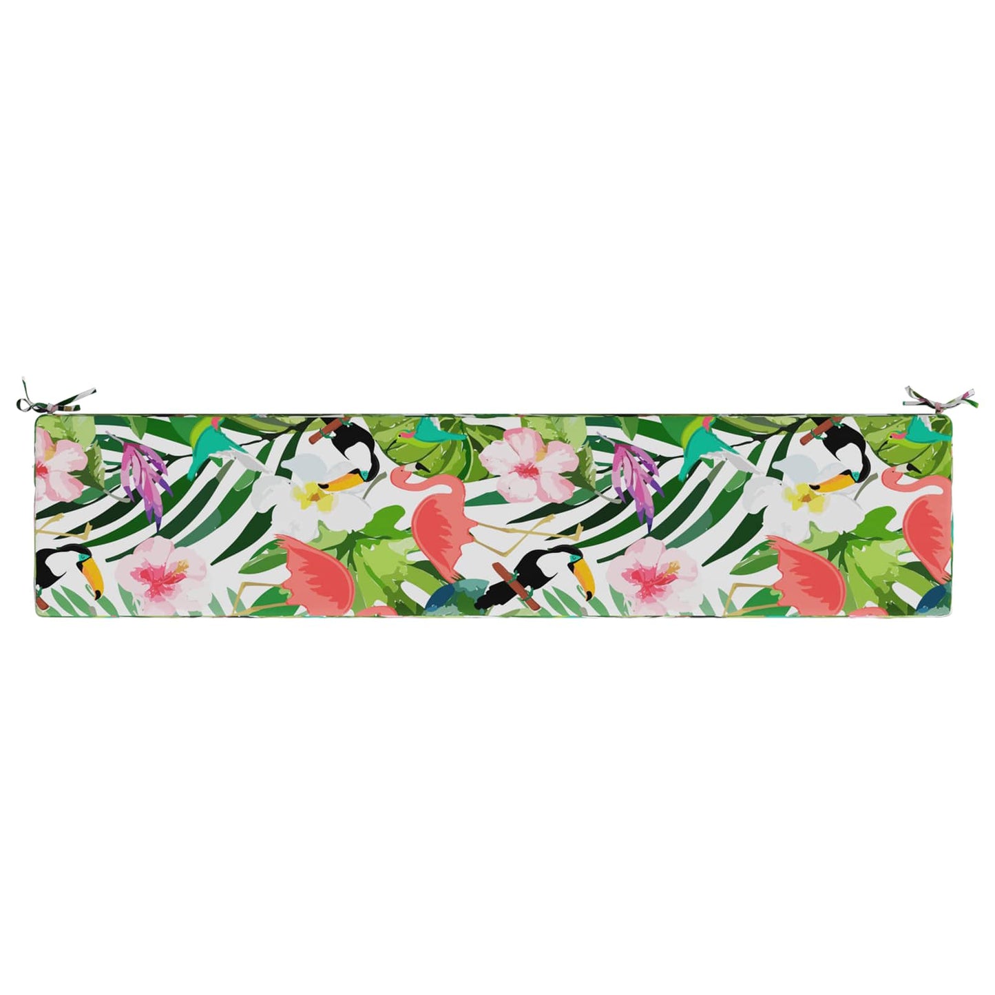 2-Piece Bench Cushions SOEST 2 pcs 100% Polyester Multicolour