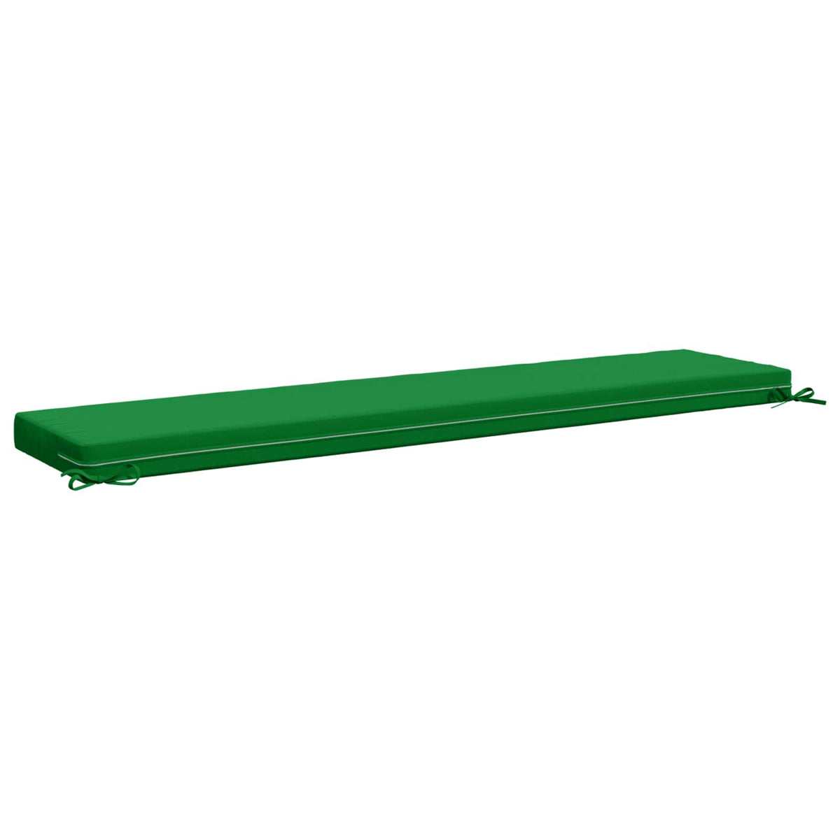 Bench Cushion SOEST 100% Polyester Green 200 x 40 x 8 cm