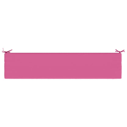 Bench Cushion SOEST 100% Polyester Pink 200 x 40 x 8 cm