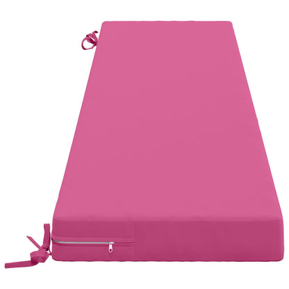 2-Piece Bench Cushions SOEST 2 pcs 100% Polyester Pink