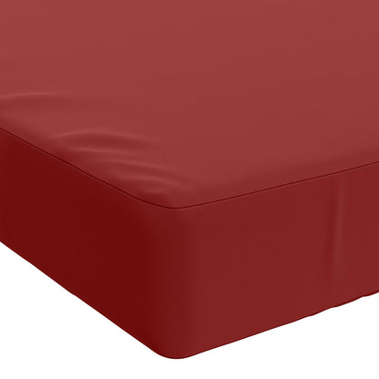 Bench Cushion SOEST 100% Polyester Wine Red 200 x 40 x 8 cm
