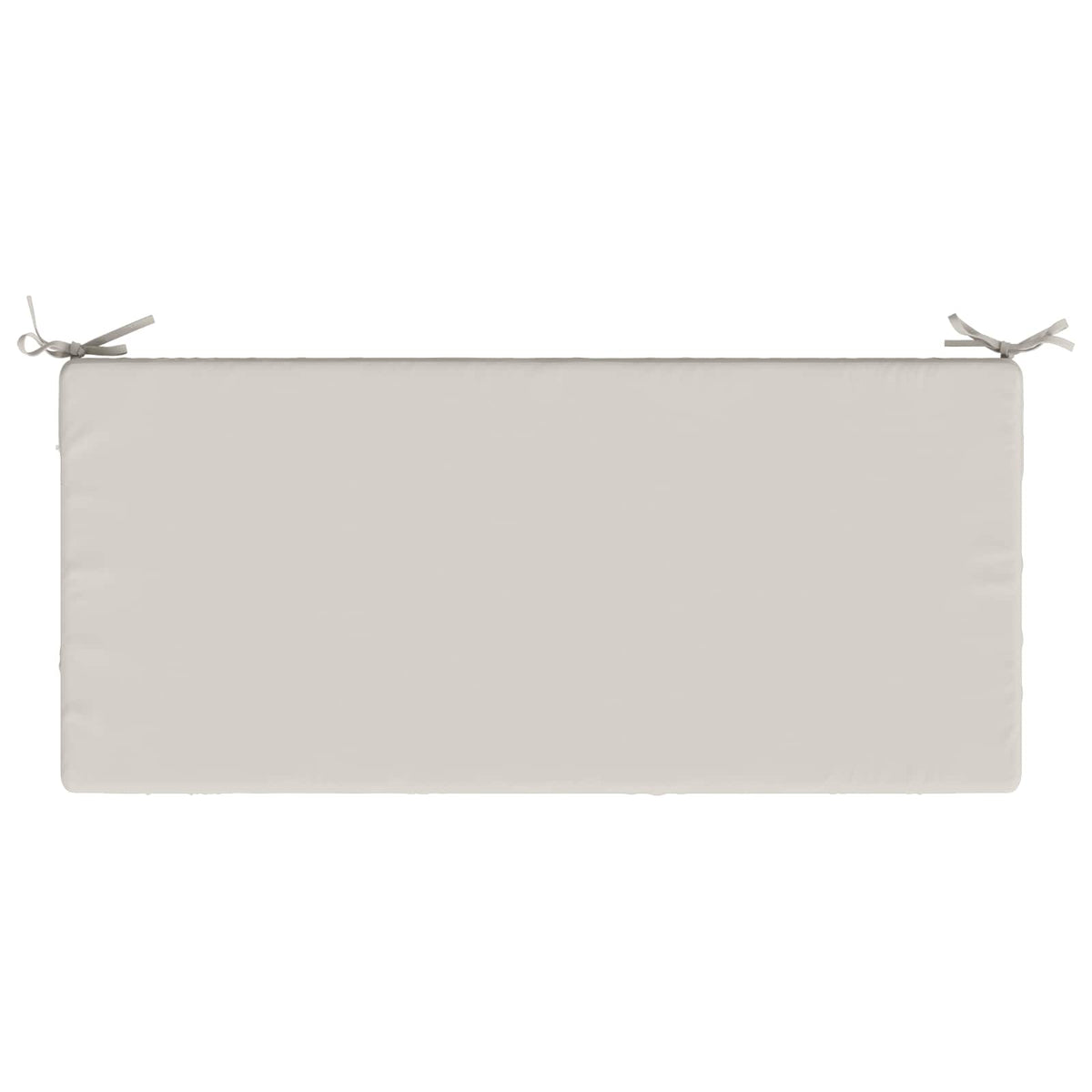 2-Piece Bench Cushions SOEST 2 pcs 100% Polyester White