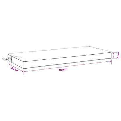 2-Piece Bench Cushions SOEST 2 pcs 100% Polyester Sand
