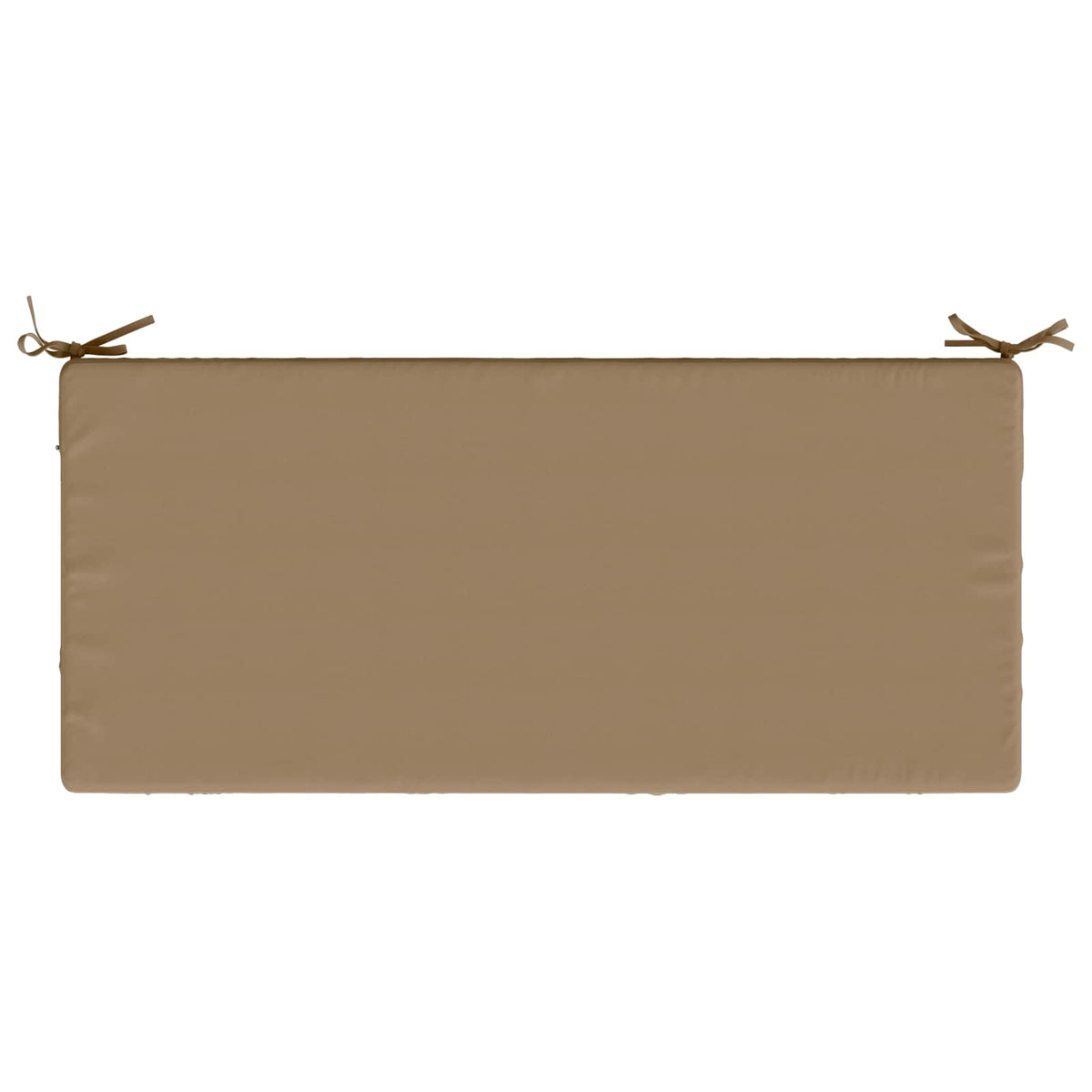 2-Piece Bench Cushions SOEST 2 pcs 100% Polyester Taupe