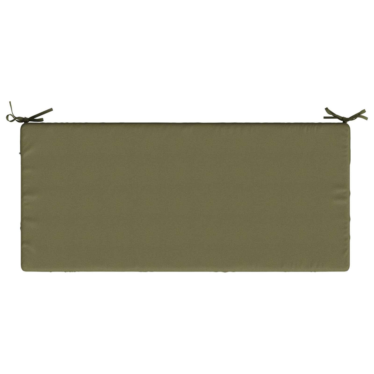 2-Piece Bench Cushions SOEST 2 pcs 100% Polyester Olive Green