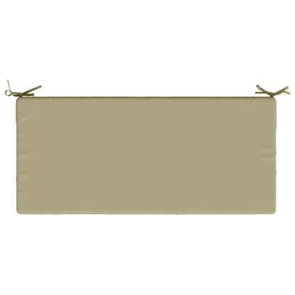 Bench Cushion SOEST 100% Polyester Light Green 120 x 50 x 8 cm
