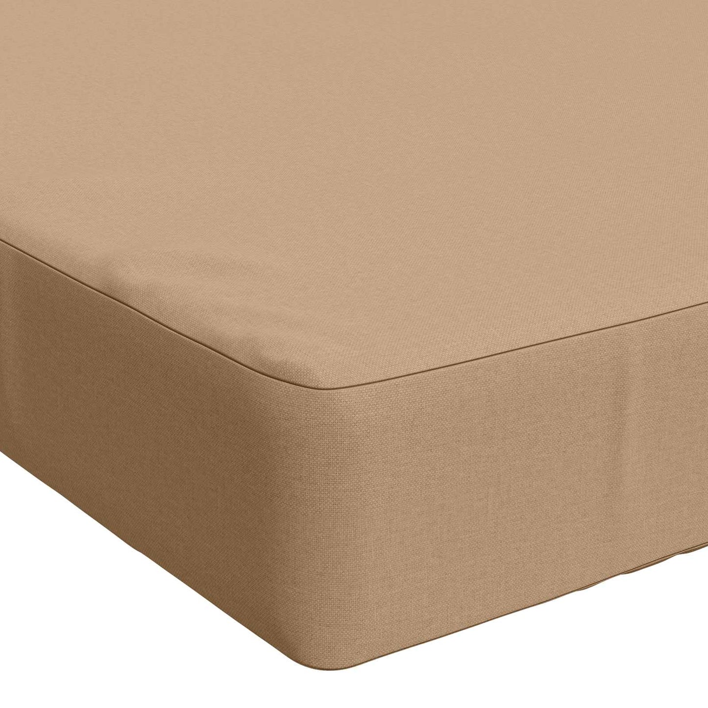 Bench Cushion SOEST 100% Polyester Sand 120 x 50 x 8 cm