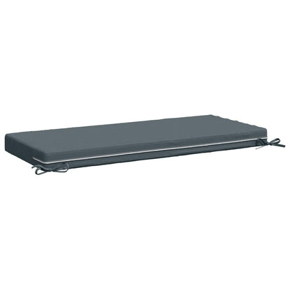 Bench Cushion SOEST 100% Polyester Blue 120 x 50 x 8 cm