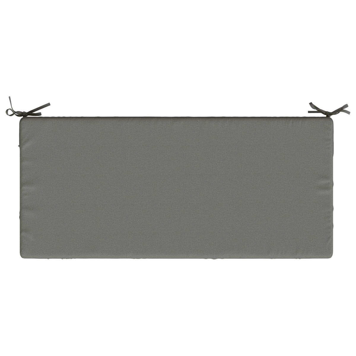 Bench Cushions SOEST 2 pcs 100% Polyester Grey 120 x 50 x 8 cm