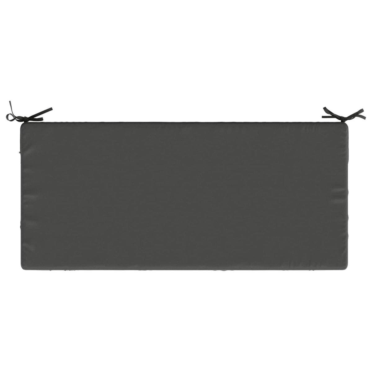 Bench Cushion SOEST 100% Polyester Anthracite 120 x 50 x 8 cm