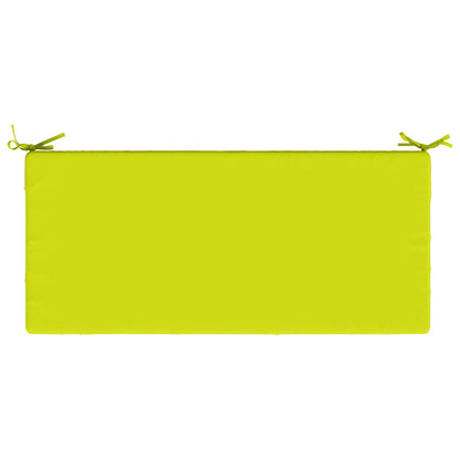 Bench Cushion SOEST 100% Polyester Bright Green 120 x 50 x 8 cm