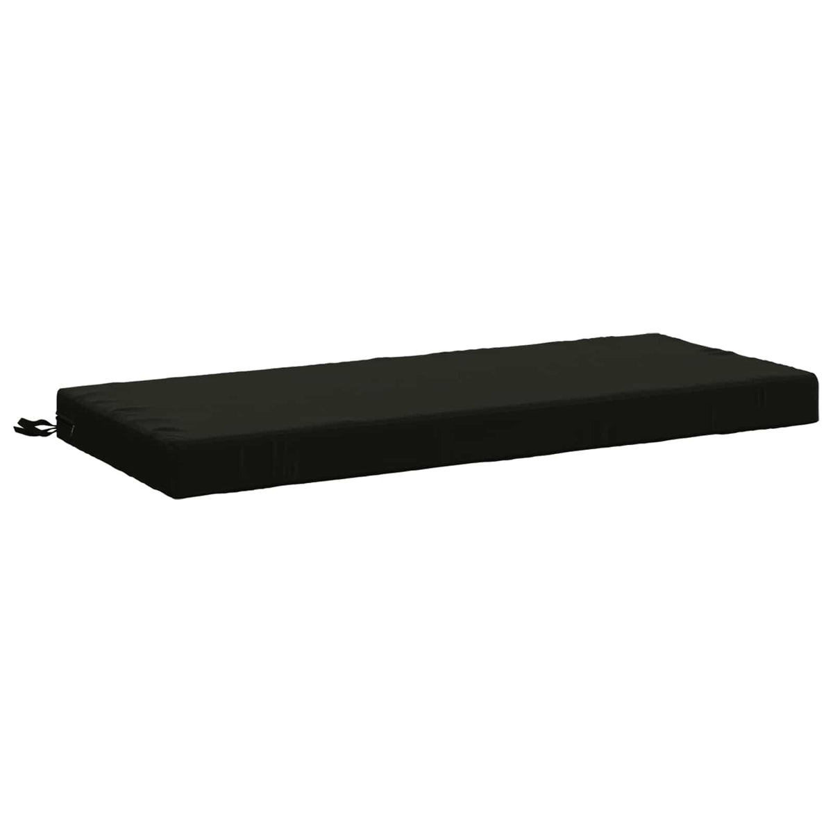 2-Piece Bench Cushions SOEST 2 pcs 100% Polyester Black