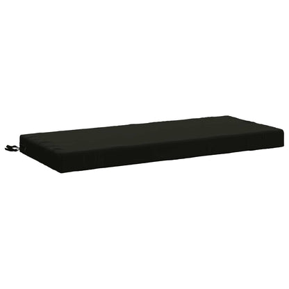 2-Piece Bench Cushions SOEST 2 pcs 100% Polyester Black