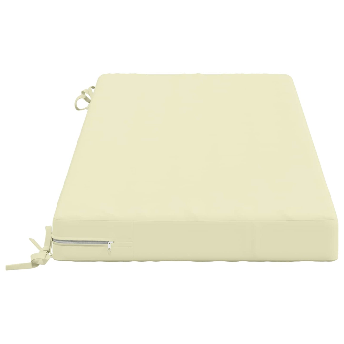 Bench Cushion SOEST 100% Polyester Cream 120 x 50 x 8 cm