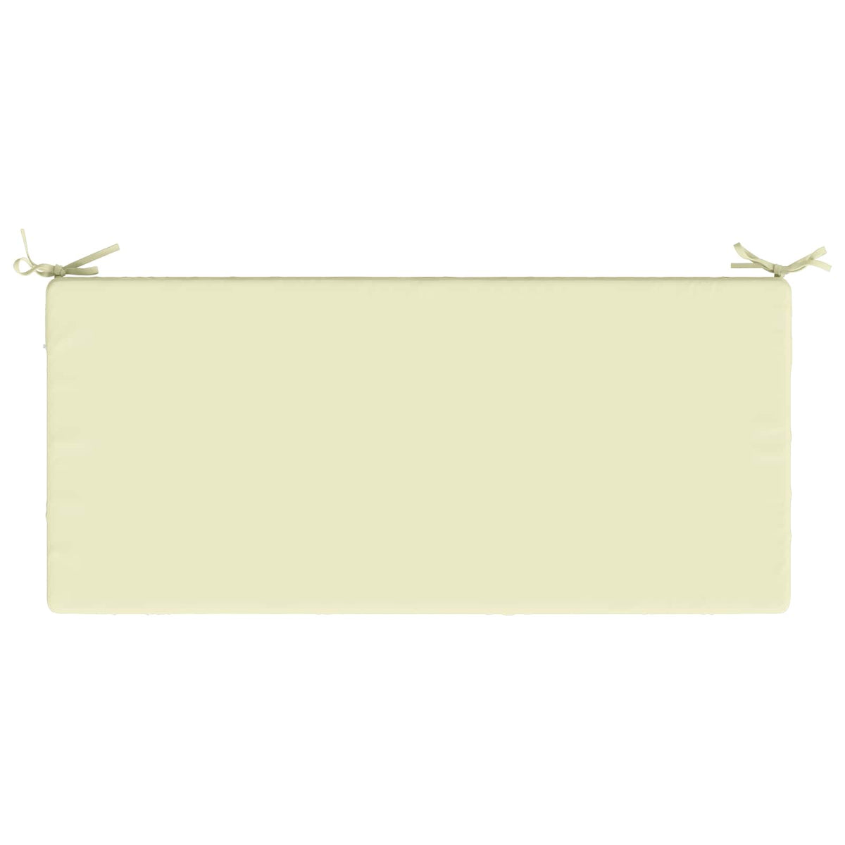 2-Piece Bench Cushions SOEST 2 pcs 100% Polyester Cream