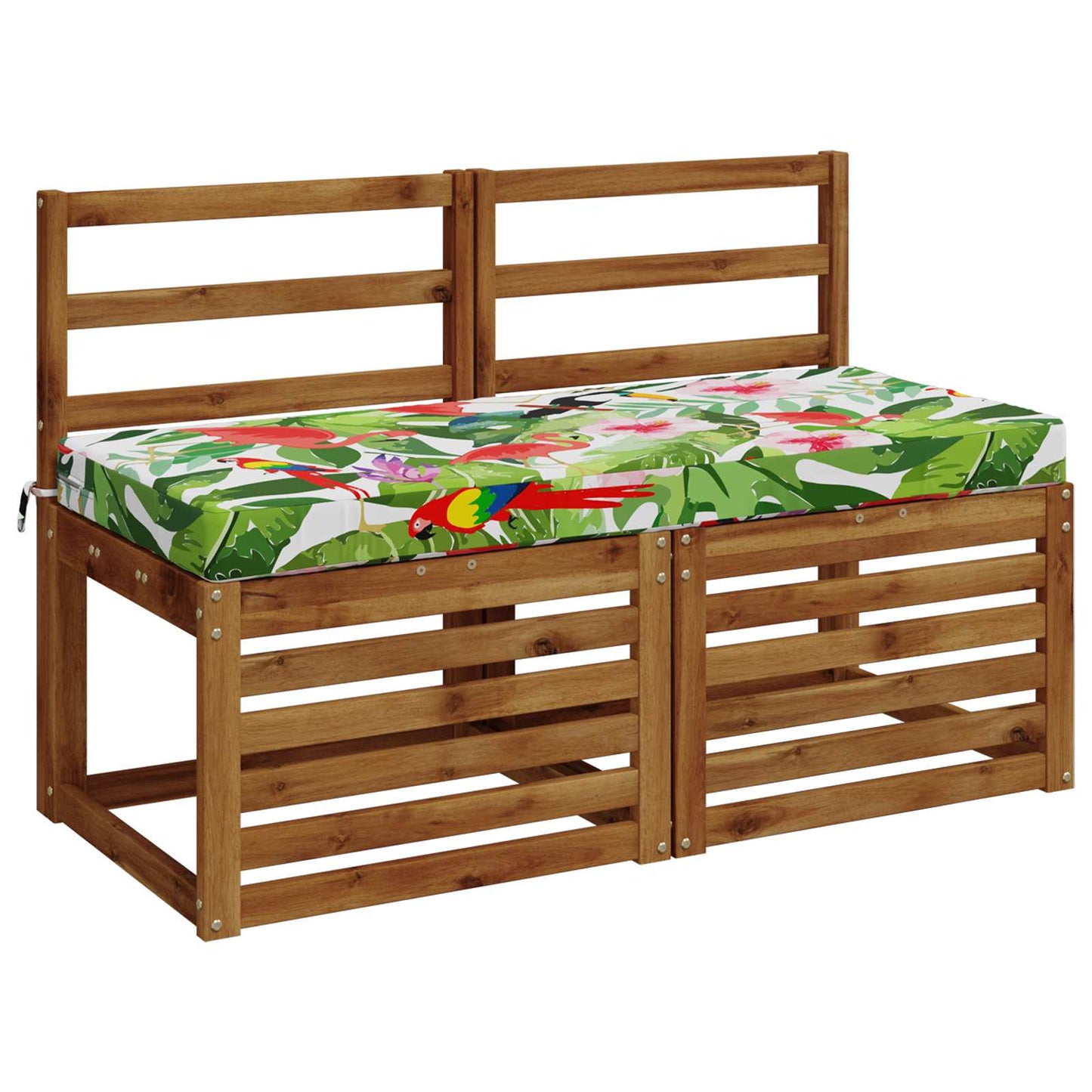 2-Piece Bench Cushions SOEST 2 pcs 100% Polyester Multicolour