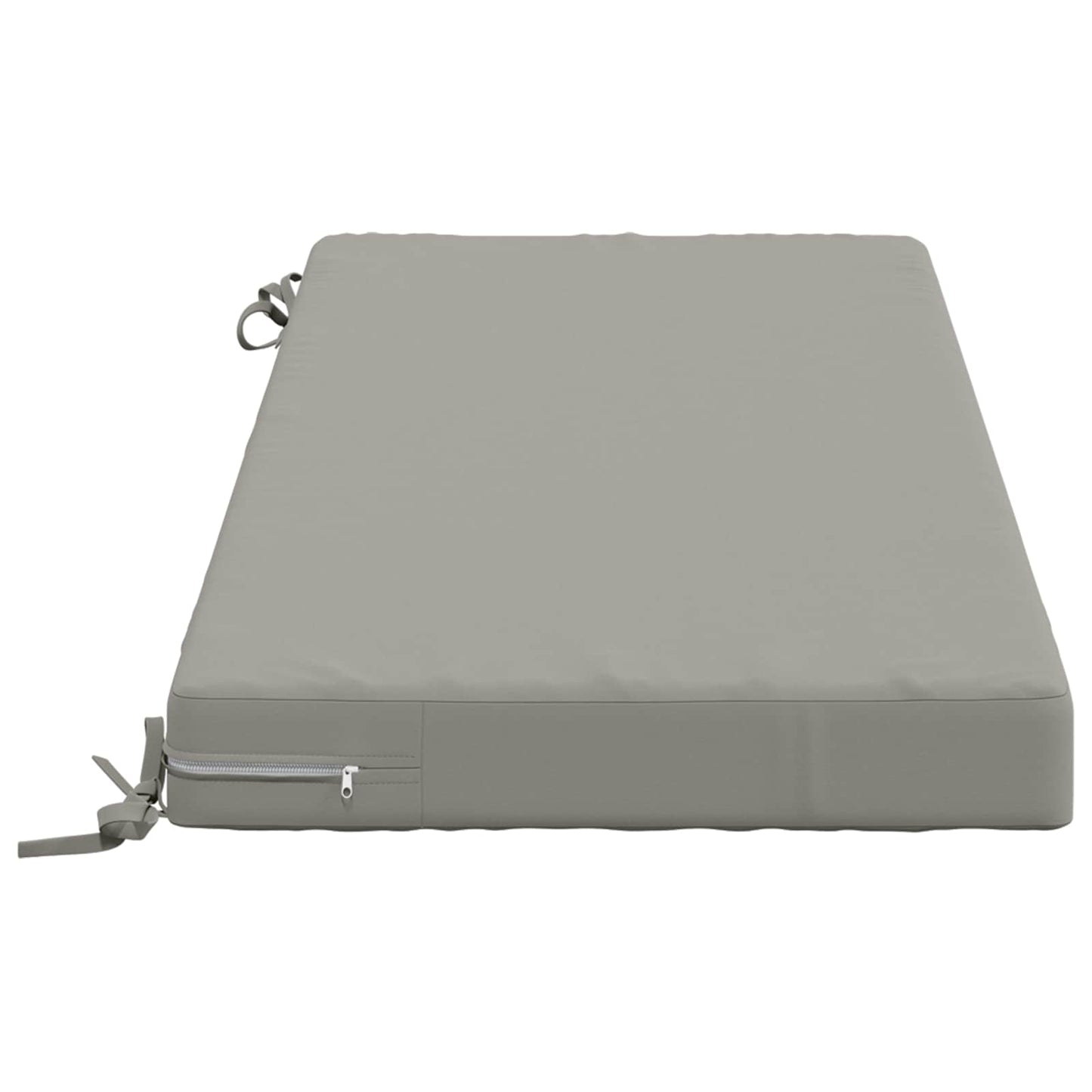 2-Piece Bench Cushions SOEST 2 pcs 100% Polyester Grey