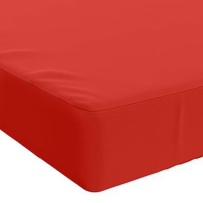 Bench Cushion SOEST 100% Polyester Red 120 x 50 x 8 cm