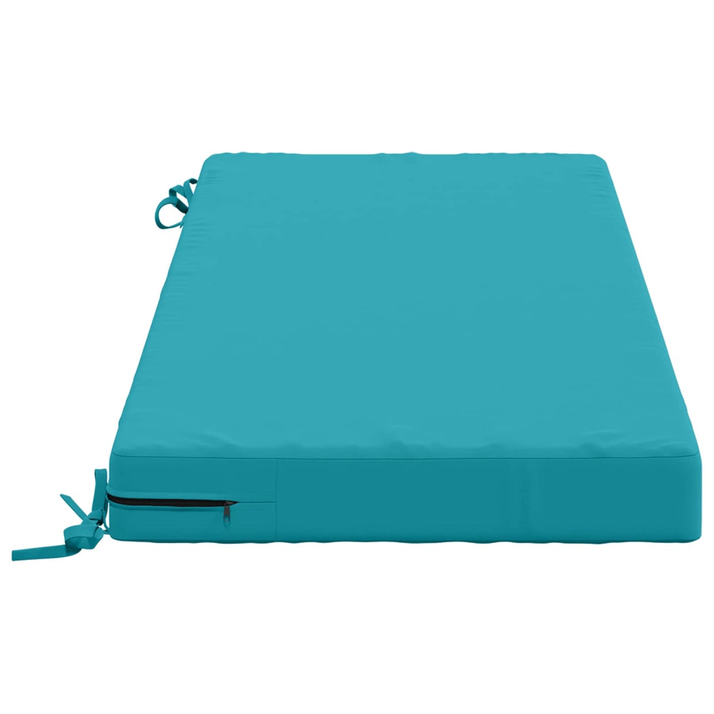 2-Piece Bench Cushions SOEST 2 pcs 100% Polyester Turquoise