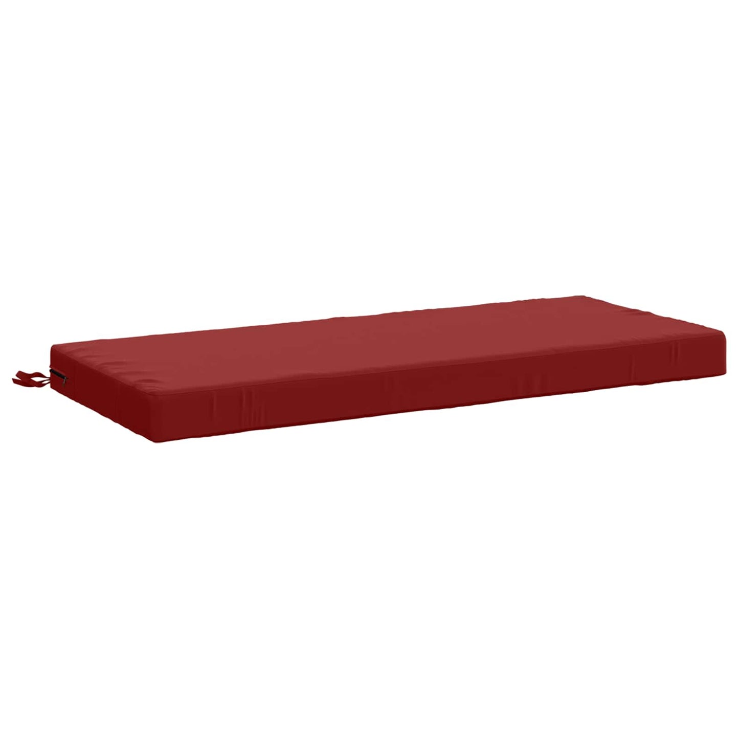 Bench Cushion SOEST 100% Polyester Wine Red 120 x 50 x 8 cm