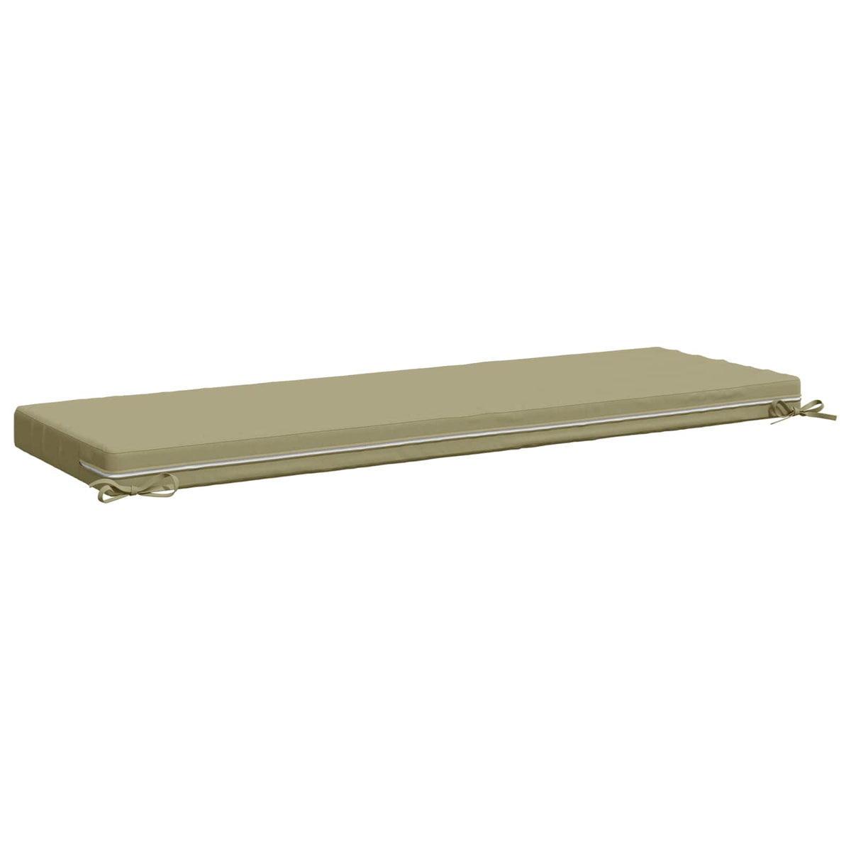 Bench Cushion SOEST 100% Polyester Light Green 140 x 50 x 8 cm