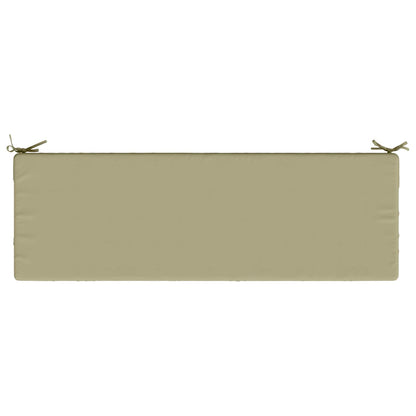 Bench Cushion SOEST 100% Polyester Light Green 140 x 50 x 8 cm