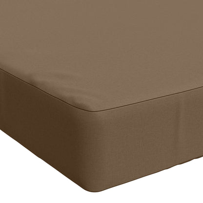 Bench Cushion SOEST 100% Polyester Taupe 140 x 50 x 8 cm