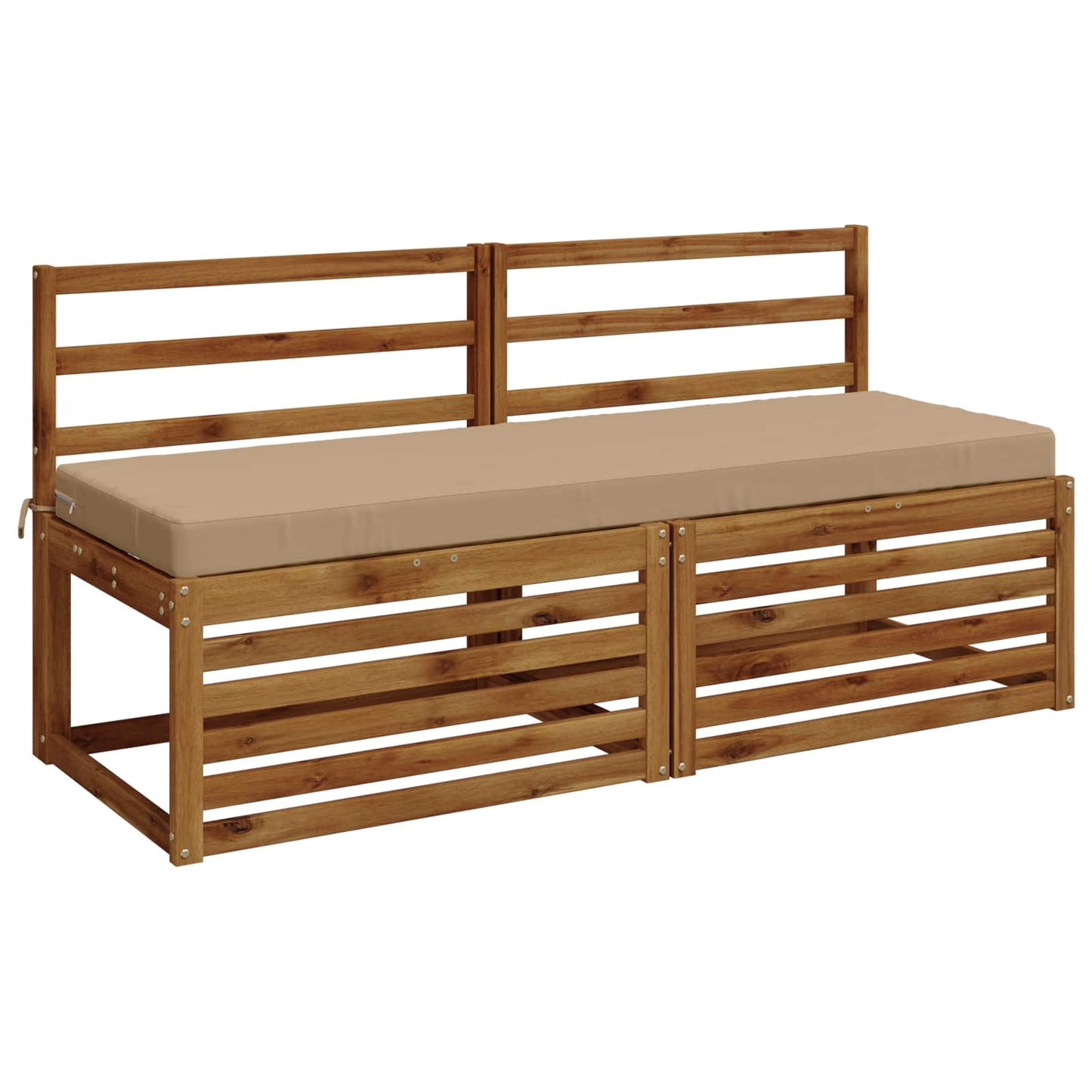 Bench Cushion SOEST 100% Polyester Sand 140 x 50 x 8 cm