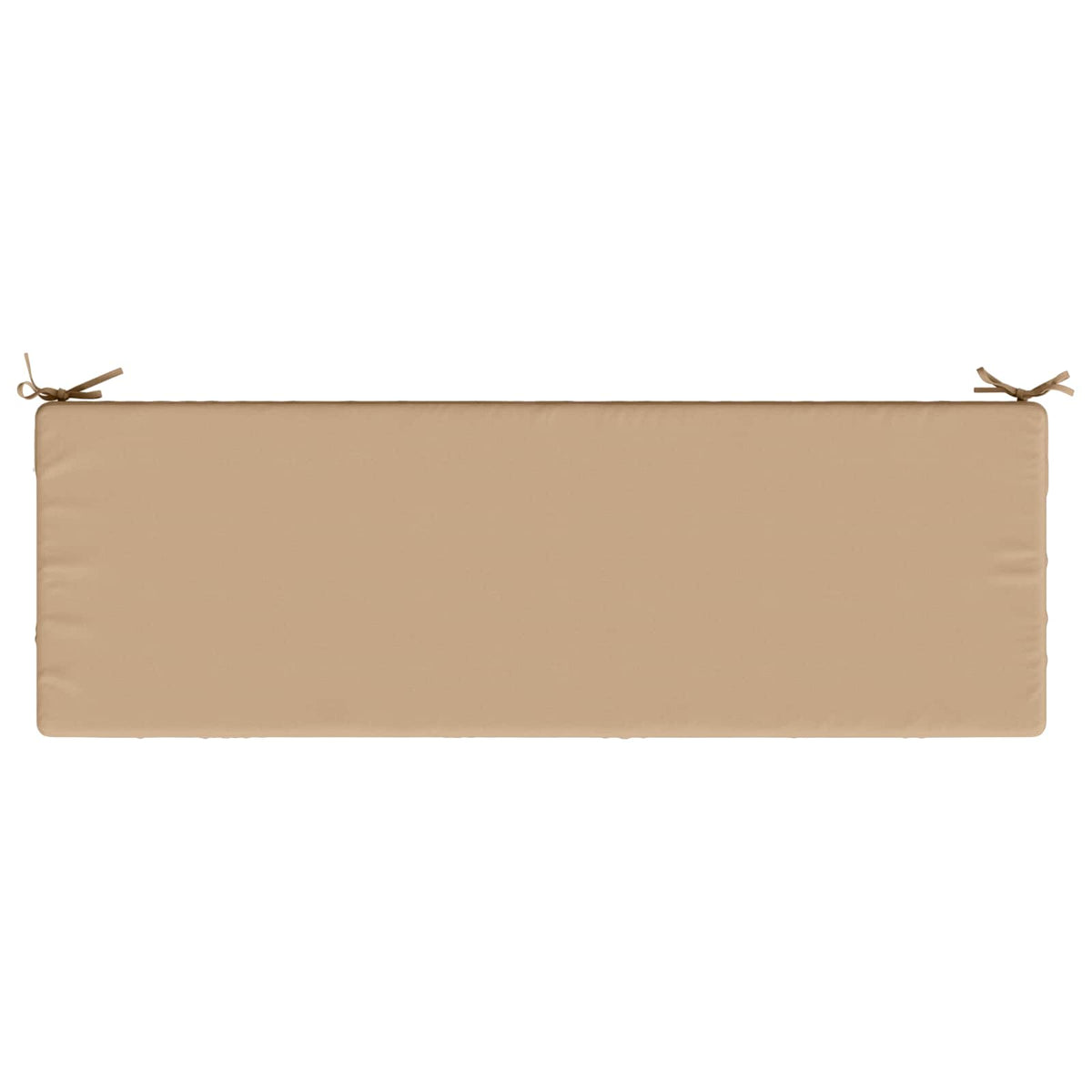 2-Piece Bench Cushions SOEST 2 pcs 100% Polyester Sand