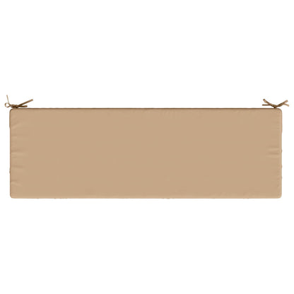 Bench Cushions SOEST 2 pcs 100% Polyester Sand 140 x 50 x 8 cm