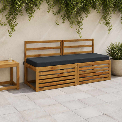 Bench Cushions SOEST 2 pcs 100% Polyester Dark Blue