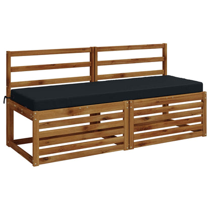 Bench Cushion SOEST 100% Polyester Dark Blue 140 x 50 x 8 cm