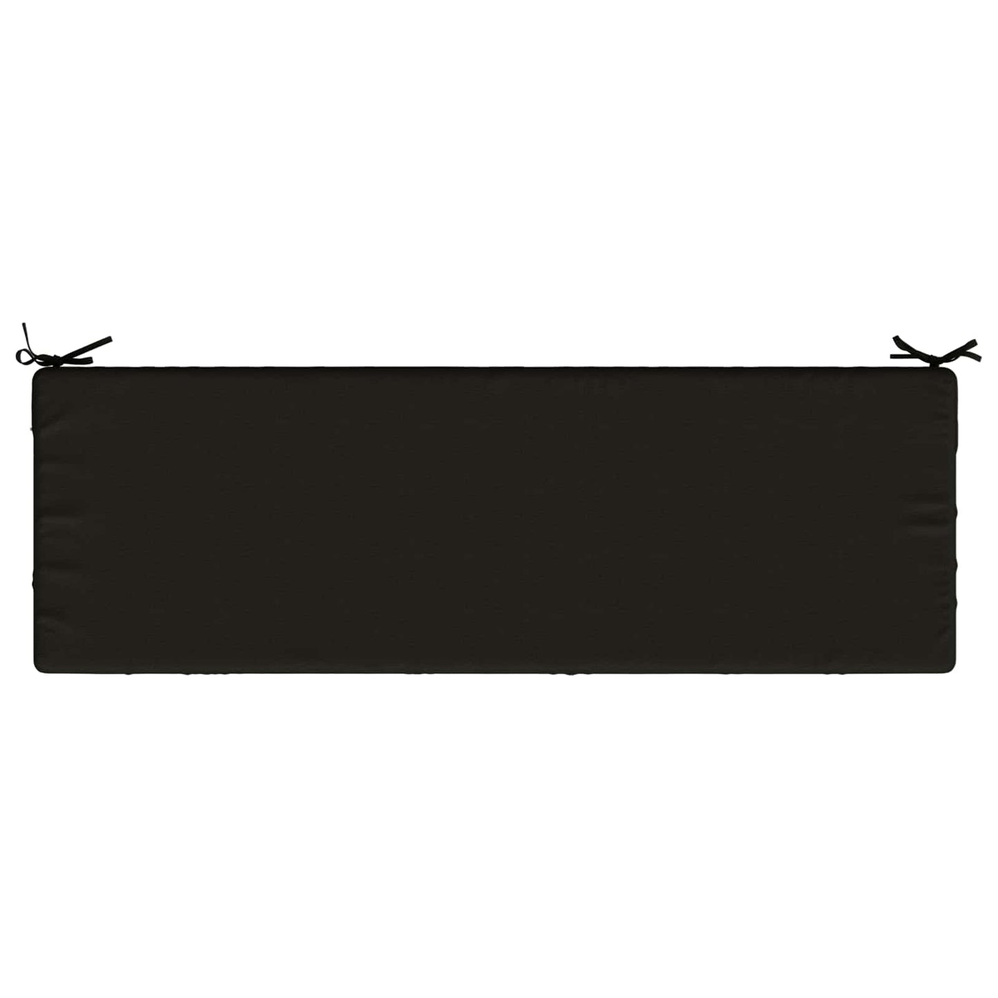2-Piece Bench Cushions SOEST 2 pcs 100% Polyester Black