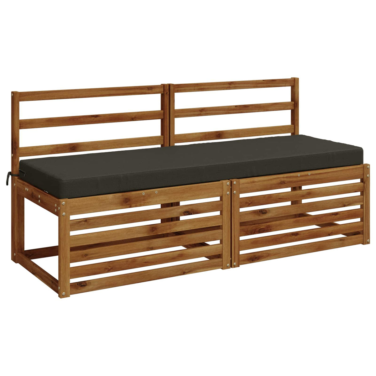 Bench Cushions SOEST 2 pcs 100% Polyester Anthracite
