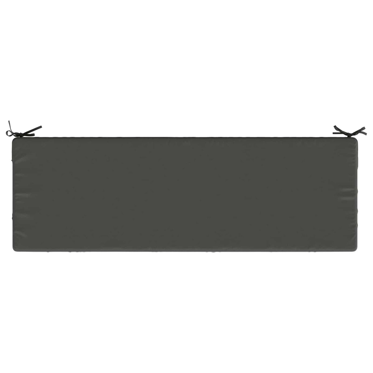 Bench Cushion SOEST 100% Polyester Anthracite 140 x 50 x 8 cm