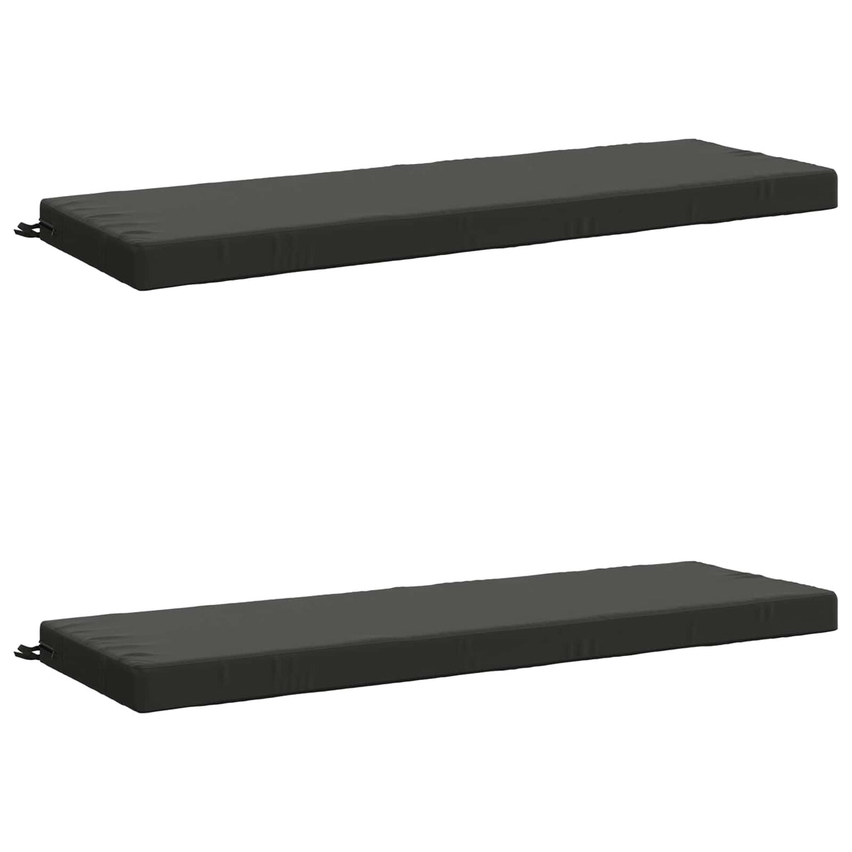 Bench Cushions SOEST 2 pcs 100% Polyester Anthracite